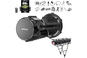 BAFANG 750W 48V BBS02B Moteur Central - Kit de Conversion de vélo électrique avec DPC010 Affichage et Batterie (optionnelle) pour Les Boîtiers de Pédalier de 68mm et 73 mm, Mid Conversion Kit 8fun