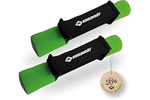 Schildkröt® Soft Dumbbell Set, Available in Various Weights, 0.5 kg - 1.0 kg, in Green and Anthracite, in Carry Bag