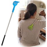SPIDERJUICE 2Pc Plastic Back Scratcher Itching Hand Stick Tool for Body Scratching (2ITCHINGSTICK)