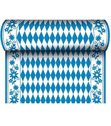 30m Oktoberfest Girlande Blau-Weiß – Bayern Deko Wimpelkette Mit 20 Flaggen (20x30 Cm), Wetterfest Für Innen & Außen