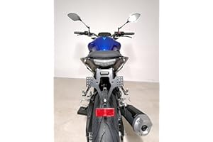 Kennzeichenhalter für Yamaha MT 125 Bj.20-23 GroFaTec EVO Set Kennzeichenträger Nummernschild mt125 Träger Halter kurzes Heck Heckumbau auch Modell 2023 Porta Targa mt-125