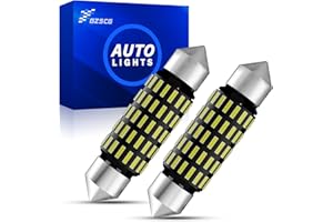 GZ5CG 39MM Soffitte Auto-Innenraumleuchten 3014 45 SMD 350LM 6500K Gleichstrom 12/24V 2 Stück