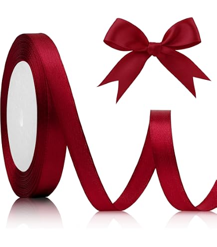 POPOYU Satinband Schwarz, 25 Mm Breit, 23 Meter – Für Geschenke, Deko & Mehr
