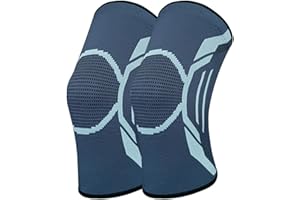 TOVIKI Rodilleras Menisco y Ligamento, 2 Pieza Rodilleras Deportivas Transpirable y Antideslizante para Hombre y Mujer, Rodillera Menisco para Tendinitis, Ligamentos, Rotuliano, Artritis-L