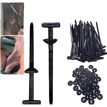 200 Attaches De Câble Nylon Autobloquantes - Boucles De Serrage Pour Voiture, Maison, Câbles - Noir
