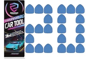 deuvuo 20 Stück Mikrofaser Tuchbezug Für Autoscheiben Reiniger, Auto Windschutzscheiben Reiniger Bezugsset – hochwertiges, ultrafeines Fasermaterial für kristallklare Ergebnisse