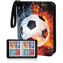 Classeur Carte Football, 50 Pages 900poches,Classeur Carte One Piece, Football Album De Cartes à Collectionner, Pu éTanche Portable Album Cartes