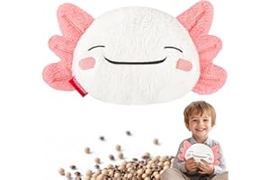 comfheat Axolotl Mikrowelle Heizkissen für Schmerzlinderung, parfümierte Mikrowellenheizkissen Gefülltes Tier für Krämpfe, Muskeln, natürliche Hitze Pack feuchte Wärme mit waschbarer Abdeckung