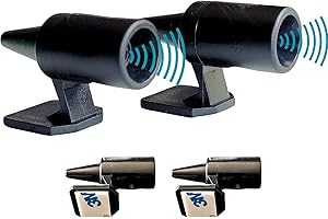 BASAMA ® 2 PCS Ahuyentador De Jabalies de fácil instalación | Seguridad y Protección con el Dispositivo Anti Animales Coche | Ultrasonidos | Ligereza| Durabilidad (2)