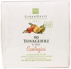 Green Oasis 50 Tovaglioli 2 Veli Ecologici