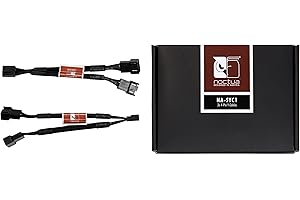 Noctua NA-SYC1, Cavi a Y a 4 Pin per Ventole per PC (Nero)