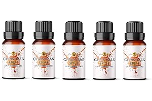 Aroma Energy | Christmas Spice Fragrance Oil 50ml (5 x 10ml) - Highly Scented Oil for Making Candle, Soap, Wax Melt, Diffuser etc