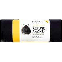 Colis De 25 Rlx De 20 Sacs Poubelles Eco 30L 20 Microns Noir
