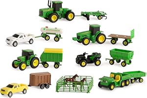 TOMY 1/64th John Deere 20 szt. Zestaw farmy firmy Unknown