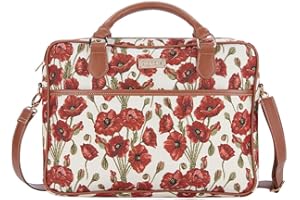 Signare Tapestry Laptop Case, Laptop Bag 15.6 Computer Messenger Bag Briefcase for Women