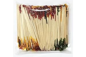 AILEXI 500 palillos de sándwich con volantes AILEXI palitos de frutas y palillos de dientes, 10 cm, colores surtidos