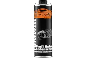 TRISTARcolor Protection Bas de Caisse Protection Contre Les gravillons Base en résine synthétique Caoutchouc Noir 1 kg