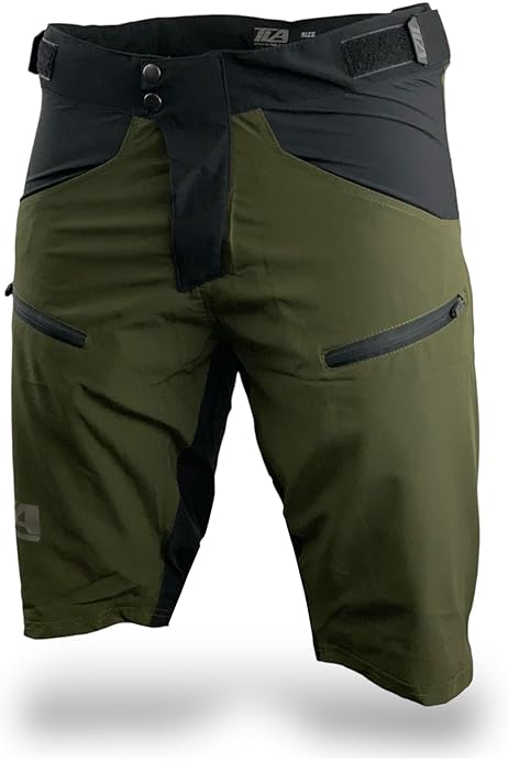 Pantaloni MTB Pantaloncini Ciclismo Uomo Imbottiti 4D Fondello