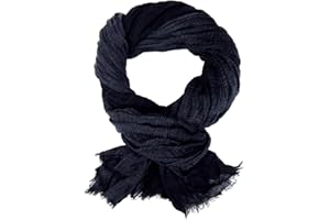 Ella Jonte Herrenschal schwarz grau gestreift weicher Schal Viskose