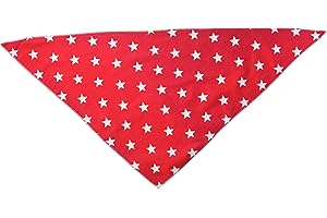 Pet Pooch Boutique Star Bandana para Perro, Mediano/Grande, Rojo