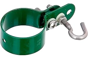 GAH-Alberts 655624 Abrazadera para barra de tensión trenzada, galvanizada, verde, diámetro 50 mm