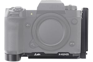 FOTGA Płyta szybkiego zwalniania L wspornik do aparatu Fujifilm X-H2/X-H2S, wysuwana płyta podstawy do statywu Arca-Swiss, płyta pionowa do DJI RS2/RSC2/RS3/RS3 PRO/RS3 Mini Gimbal (L wspornik)