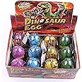 KNOWY Hatching Dinosaur Eggs Toys and Games - Set of 12 Pieces