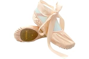 s.lemon Dwuwarstwowe Baletki Buty do Tańca dla Dziewczynek Dzieci Dorośli