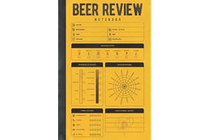 Beer Review Notebook: Beer Tasting Journal With Beer Tasting Wheel And Notes - Track And Record Beers & Brews - Beer Enthusia