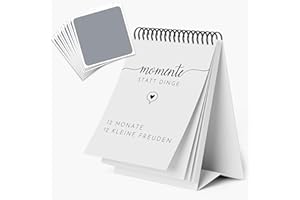‎MAVANTO Gutscheinkalender Momente statt Dinge - 12 Gutscheine Rubbelkalender als kreative Geschenkidee