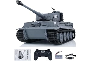 TOUCAN RC HOBBY 1/24 RC Tank RC Battle Tank Taigen Tiger I Remote Control Infrared Combat Military Tanks