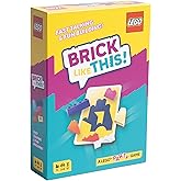 Asmodee Brick Like This! The Official LEGO Party Game - A fast, fun, building game for families, kids, teens, adults – Play i