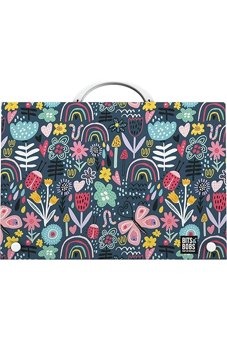 Valigetta Scuola In Polipropilene Bits&Bobs Botanic - Portadocumenti Formato A4 Con Manico - Foto 7