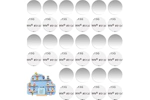 TESSTSY 100 Piezas Placas Metálicas Autoadhesivas, 20mm Redondo Placas de Metal para Figuras Tonie, Placass de Metal para Figuras, para Soporte Magnético para Teléfono