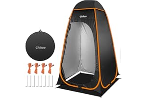 Chihee Tende istantanee Riparo per la privacy all'aperto Pop Up Tenda da campeggio per il bagno Tenda fasciatoio portatile Stalla per toilette da campo istantanea Tenda doccia Spogliatoio
