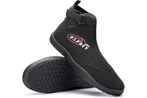 Osprey Adult Wetsuit Boots, Neoprene Boots for Men and Women, Aqua Boots Multiple Sizes