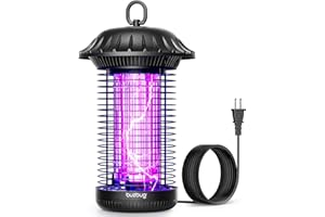 Buzbug LED Insektenvernichter Innen Außen, 10 Jahre Lebensdauer, Nachhaltige Lampe mit geringem Stromverbrauch, 2m Netzkabel, Hochspannungs-Mückenvernichter, Fliegenfalle, Mückenfalle, Fliegenkiller