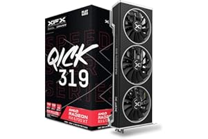XFX Speedster QICK319 AMD Radeon RX 6700 XT - Tarjeta gráfica para Juegos (12 GB, GDDR6, HDMI 3xDP, AMD RDNA 2 RX-67XTYPBDP)