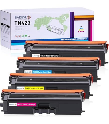 Yowell 1 x TN423 TN-423 Toner Black, Compatible with Yowell 1 x TN423 TN-423 Toner Black, Compatible with