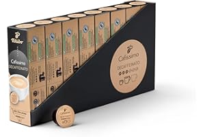 ‎TCHIBO Tchibo Cafissimo Vorratsbox Caffè Crema entkoffeiniert Kaffeekapseln, 80 Stück – 8x 10 Kapseln (Kaffee, mild mit feinem Aroma), nachhaltig & fair gehandelt