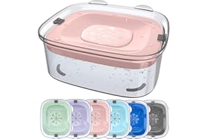 Heouvo Gamelle d'eau pour chien de 3 L anti-déversement, grande gamelle anti-déversement, recharge réduite, anti-éclaboussures, distributeur de désordre, anti-goutte, bol d'eau à boire lent pour