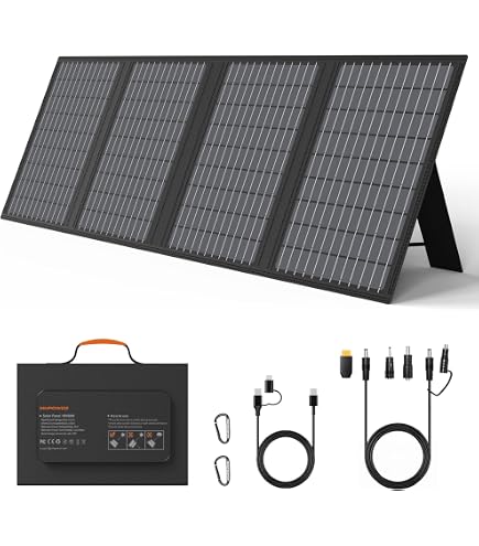 Jadeshay Solar Ladegerät USB, 15W Solar Ladegerät Faltbares Solarpanel Jadeshay Solar Ladegerät USB, 15W Solar Ladegerät Faltbares Solarpanel