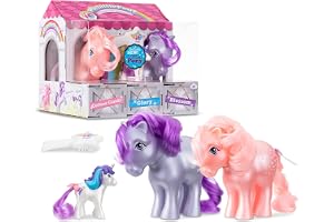 My Little Pony | 40th Anniversary Collector Pack - Pearlized Blossom, Cotton Candy & Mini Glory