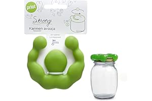 Priot Strong Jar Opener | Twist Gripper für schwache Hände, Kinder, Senioren, Menschen mit Arthritis, Küchenhilfe, um leicht zu greifen und Deckel offen zu grün