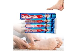 NIBLIDO HeelCure Crema de Alivio de F-asciitis P-ain, Crema Plantar F-asciitis para Alivio de Pie P-ain, Crema de Alivio de Tacón P-ain para F-asciitis Plantar, Pies S-mineral, Espolón de Talón (3 piezas)