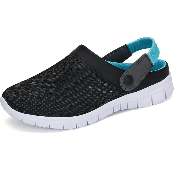 SAGUARO Uniseks klompen sandalen pantoffels volwassenen ademend antislip casual strand maat 36-48 EU, Oranje kleurverloop, 40 EU