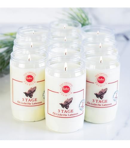 Candele Funerarie Bolsius Lumino 6 Pezzi - Bianco, Durata 168 Ore, Senza Olio Di Palma - Foto 5