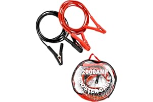 QWORK® 4 mètres 2000 ampères Cable De Demarrage Voiture avec Sac de Rangement