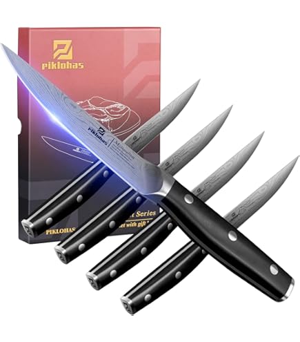CUTCO Set Of 4 Steak Knives #1759 - Classic Black, 3-3/8 Inch Blade