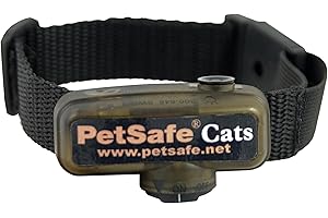 PetSafe Collier pour Chat, 4 Niveaux de Stimulation, léger, réglable et Anti-étranglement, à Piles
